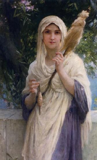 Charles-Amable Lenoir Spinner by the Sea